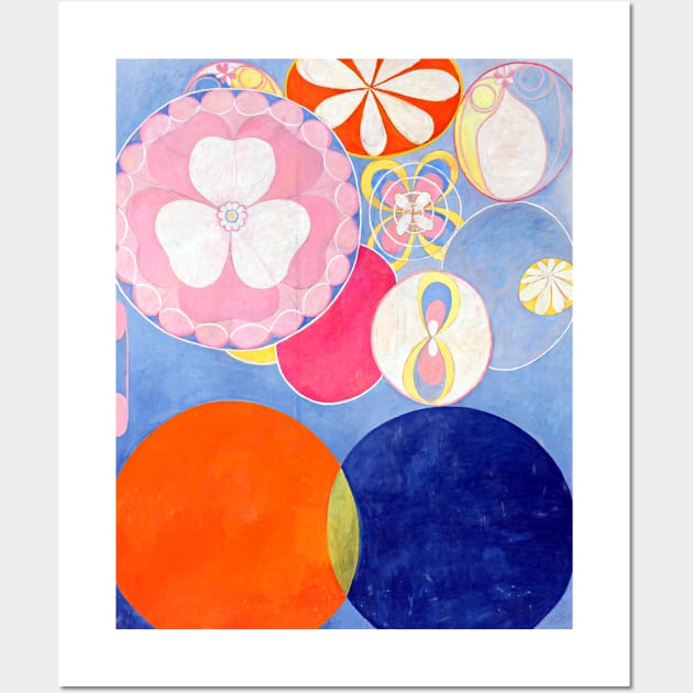 High Resolution Hilma af Klint Group Iv No 2 Childhood 1907 Wall Art by tiokvadrat